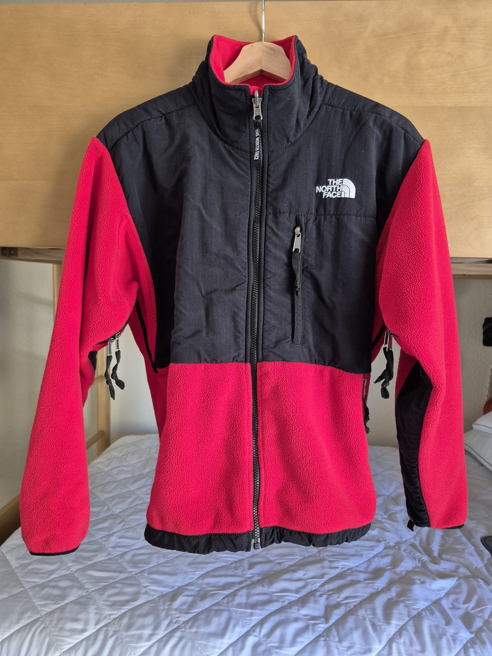 The North Face Red & Black Fleece Vintage Denali Jacket